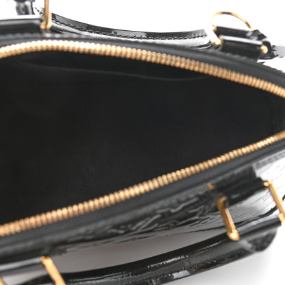 Louis Vuitton Vernis Alma BB Black 4 of 9