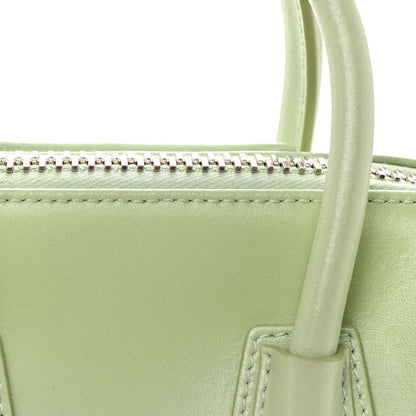 Givenchy Shiny Lord Calfskin Mini Antigona Aqua Green 11 of 13