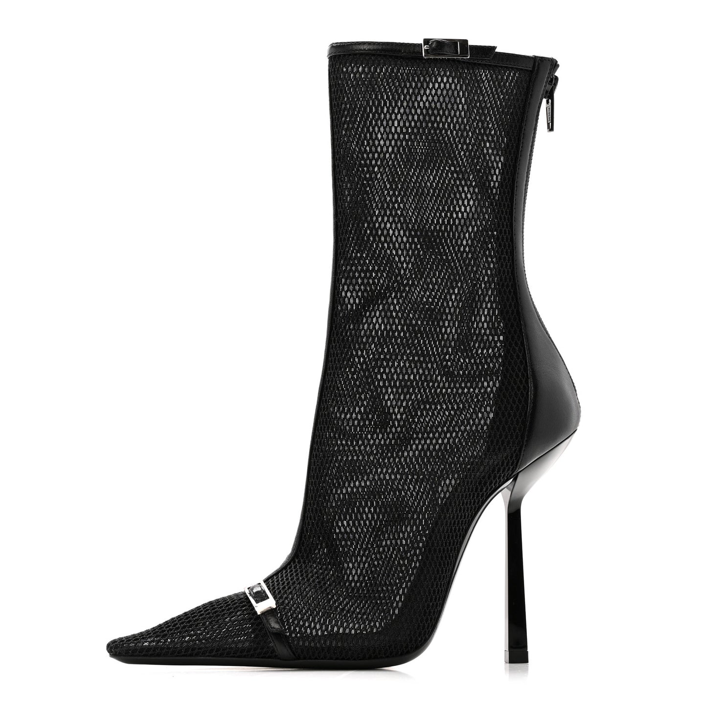 Elba Applique Tulle Aston 115 Boots 35.5 Black
