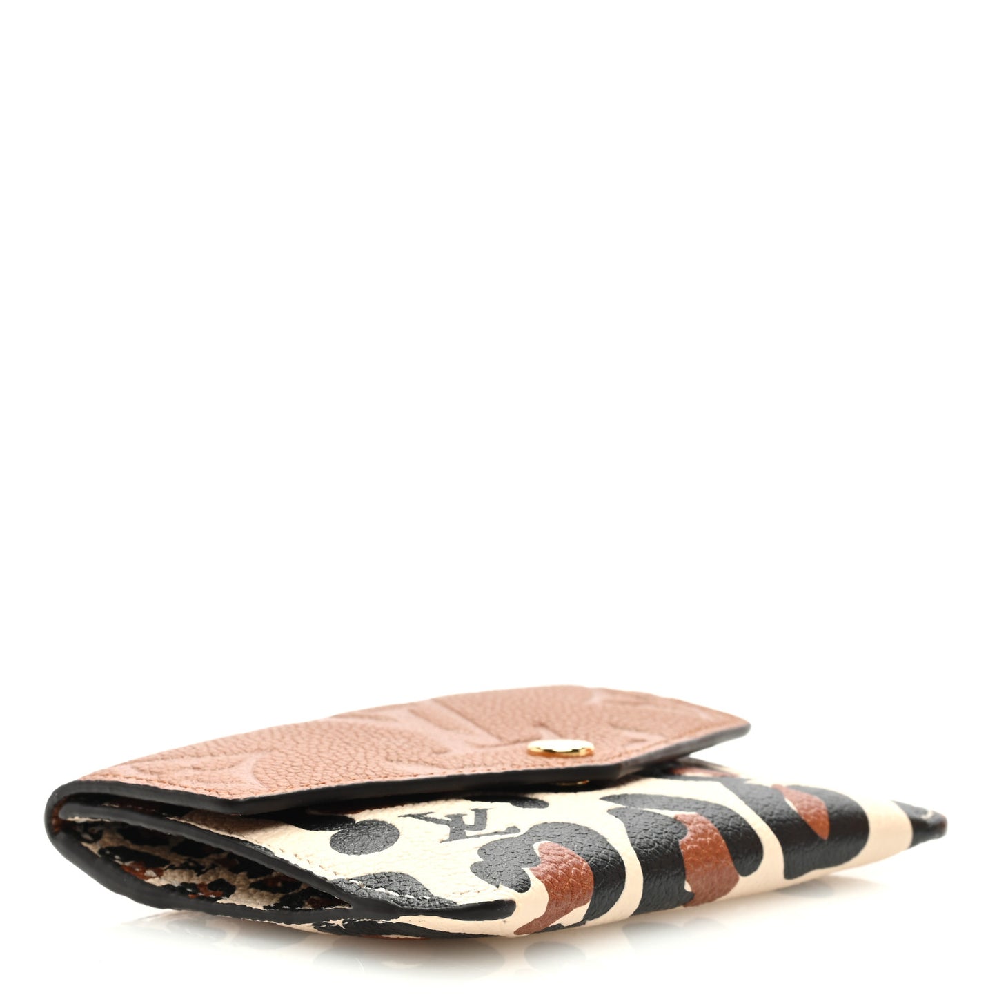 LOUIS VUITTON Empreinte Monogram Giant Wild At Heart Key Pouch Caramel