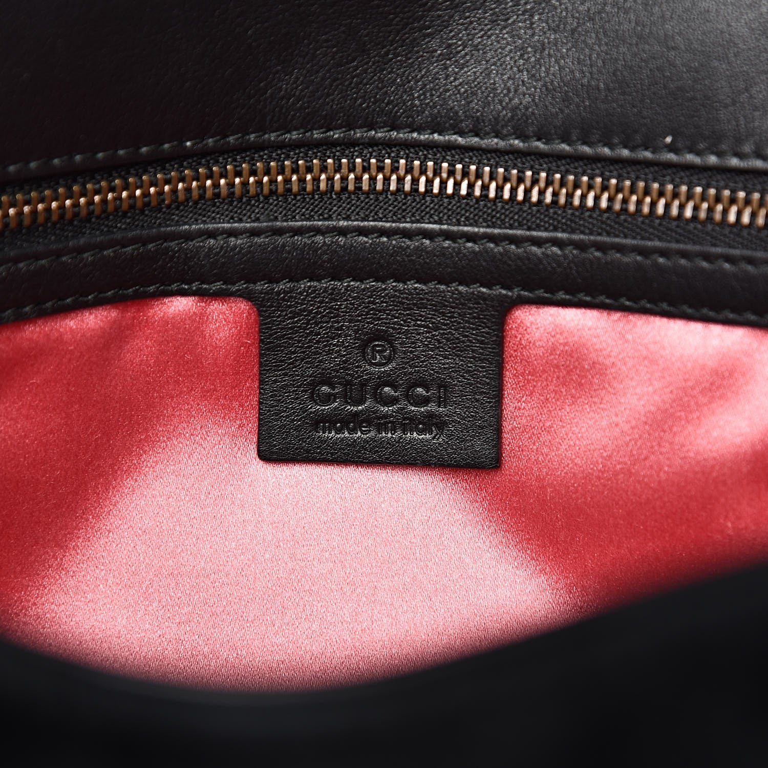 Gucci Velvet Matelasse Loved Embroidered Medium GG Marmont Shoulder Bag Black 6 of 14