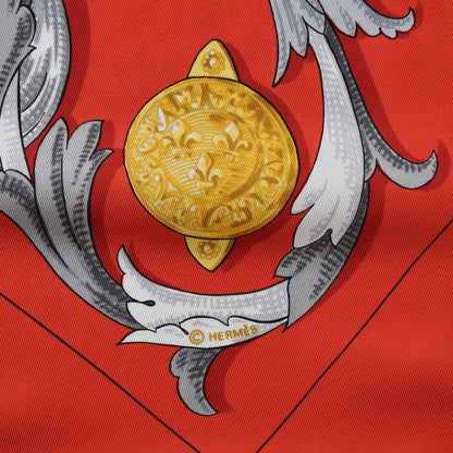 Hermes Silk Le Mors A La Conétable Scarf 90 5 of 6