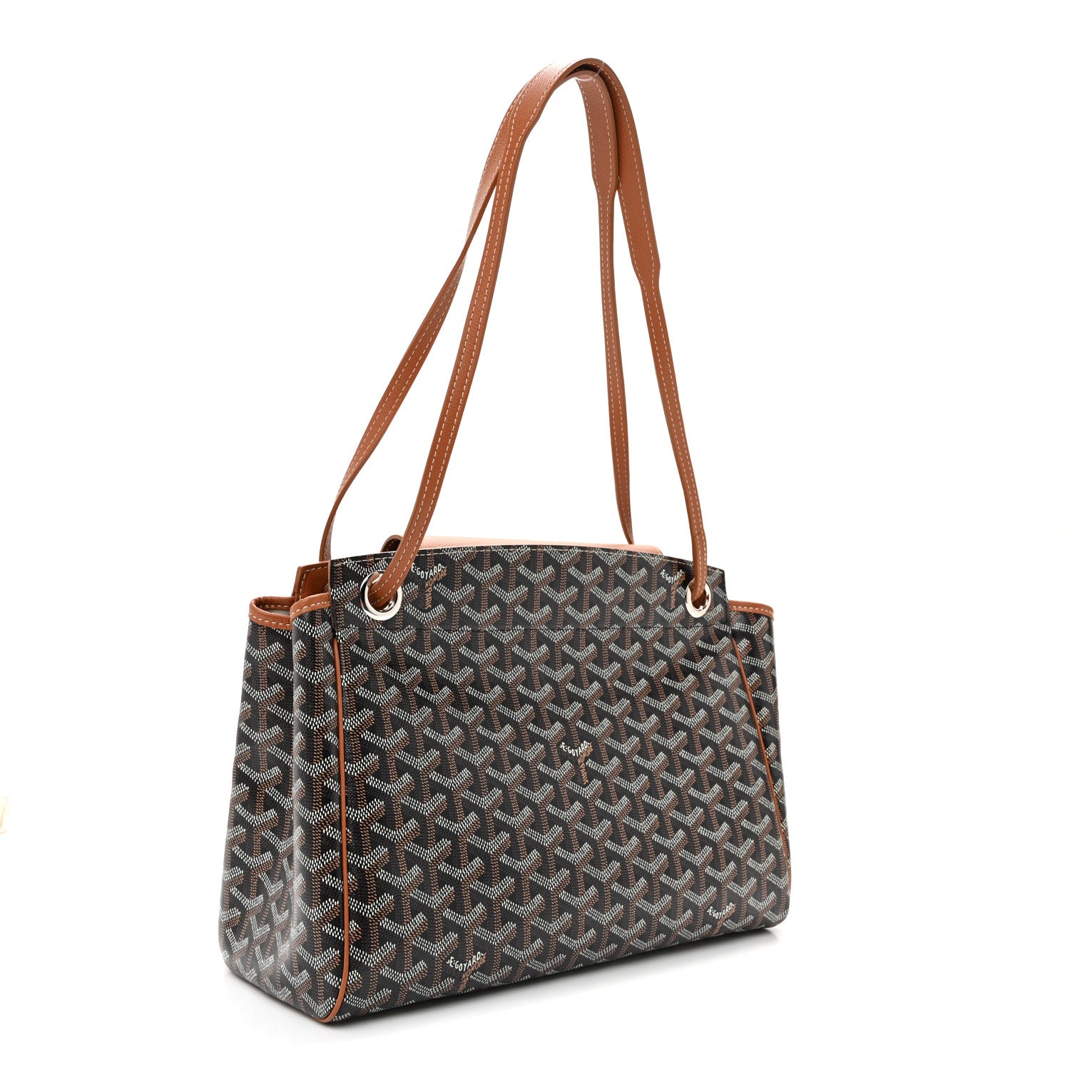 Goyard Goyardine Rouette Black Gold 3 of 10
