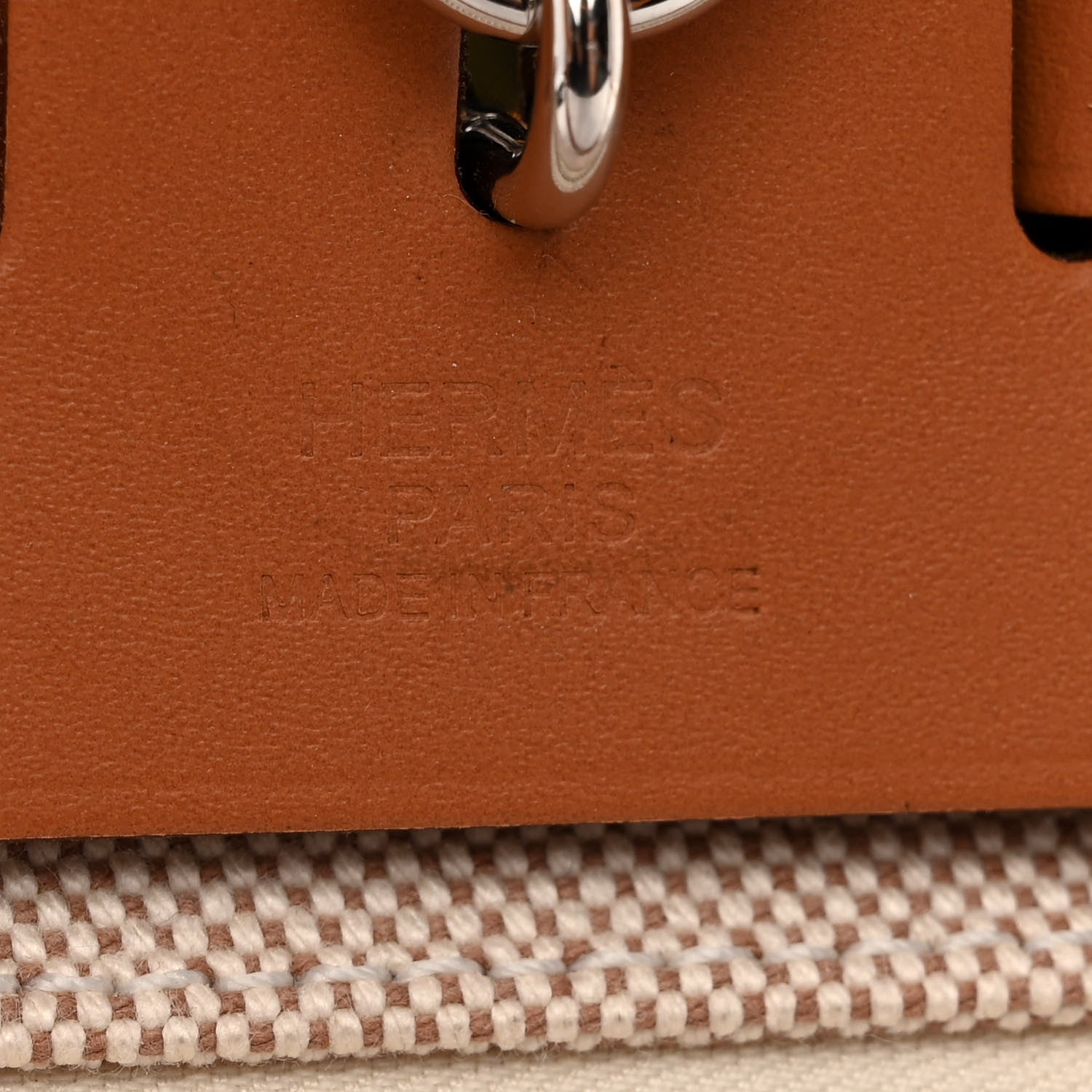 Hermes Vache Hunter Criss Viking Herbag Zip Retourne 31 PM Ecru Beige Naturel 6 of 9