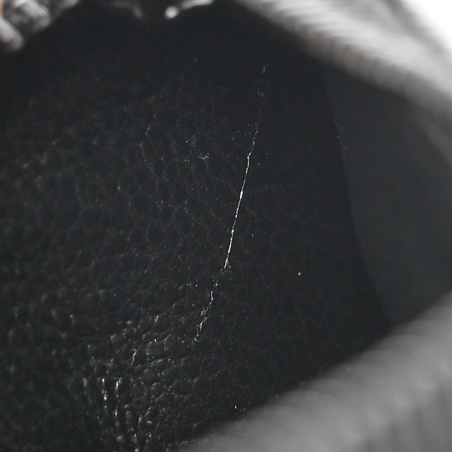 Saint Laurent Grain De Poudre Matelasse Chevron Monogram Fragments Zippered Card Case Black 8 of 8