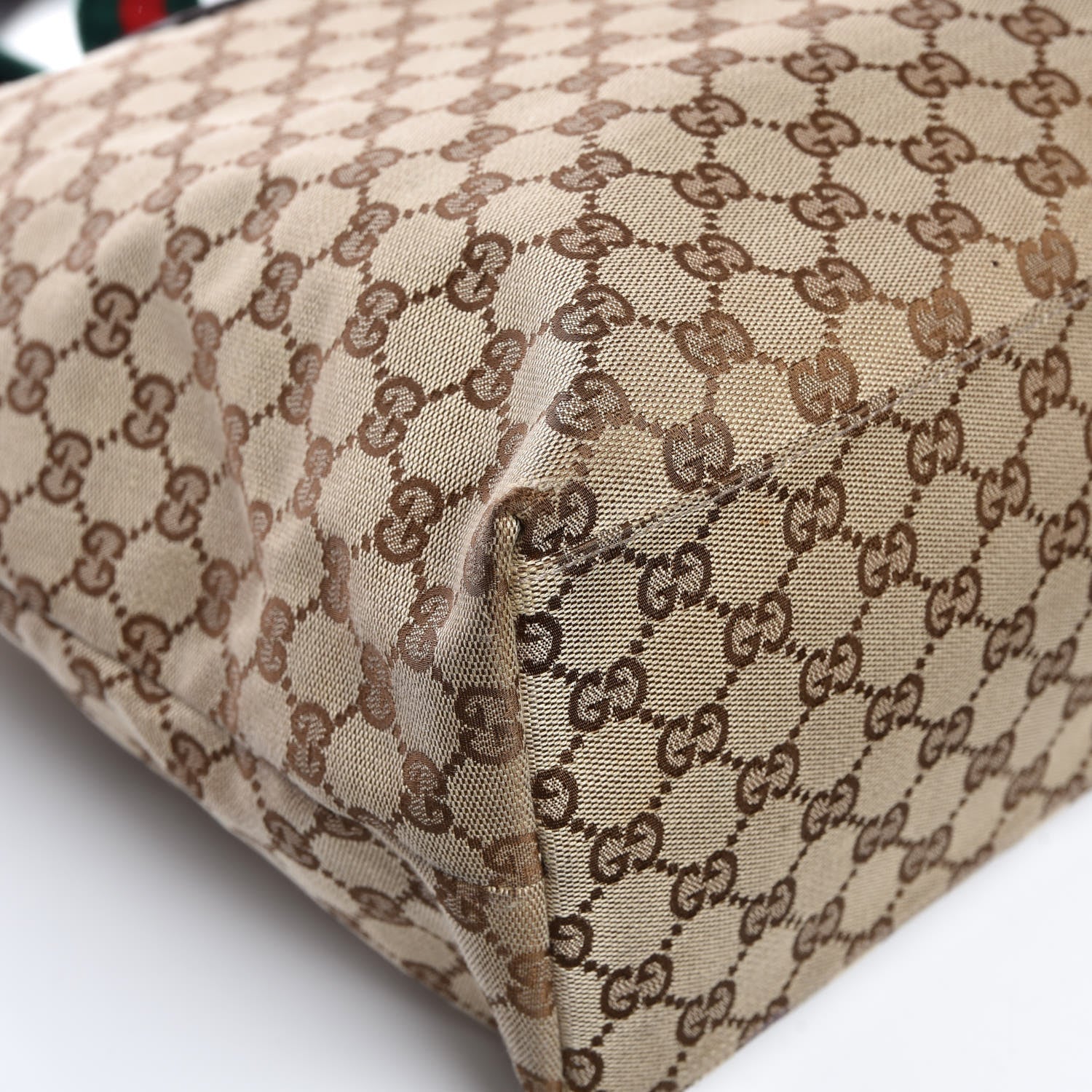 Gucci Monogram Web Large Diaper Tote Brown 10 of 18