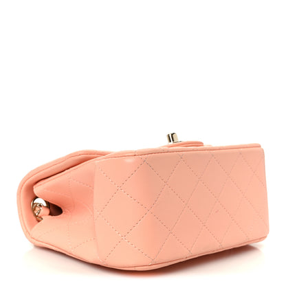 Chanel Lambskin Quilted Mini Square Flap Light Pink 4 of 11
