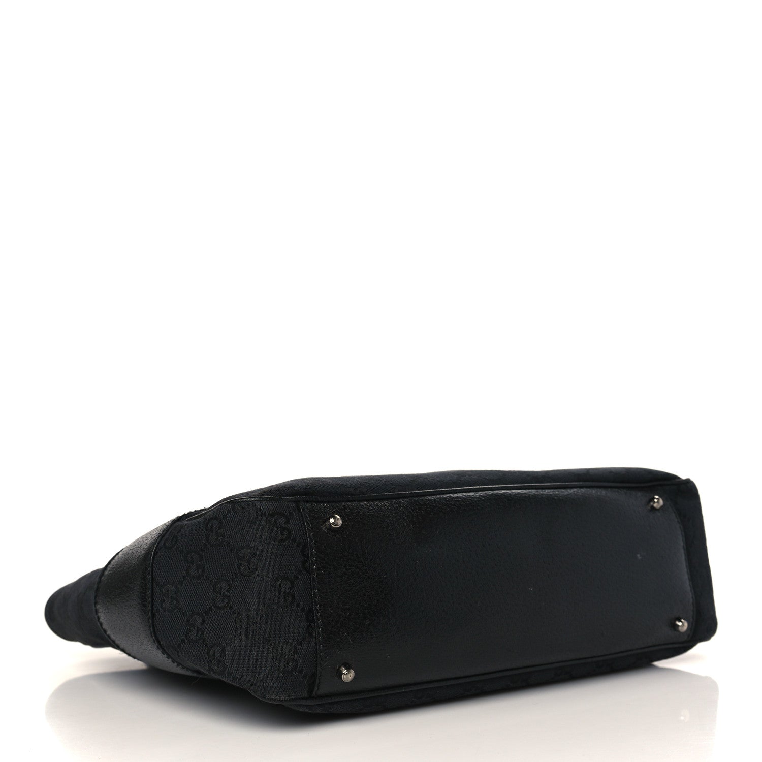 Gucci Monogram Shoulder Bag Black 4 of 11