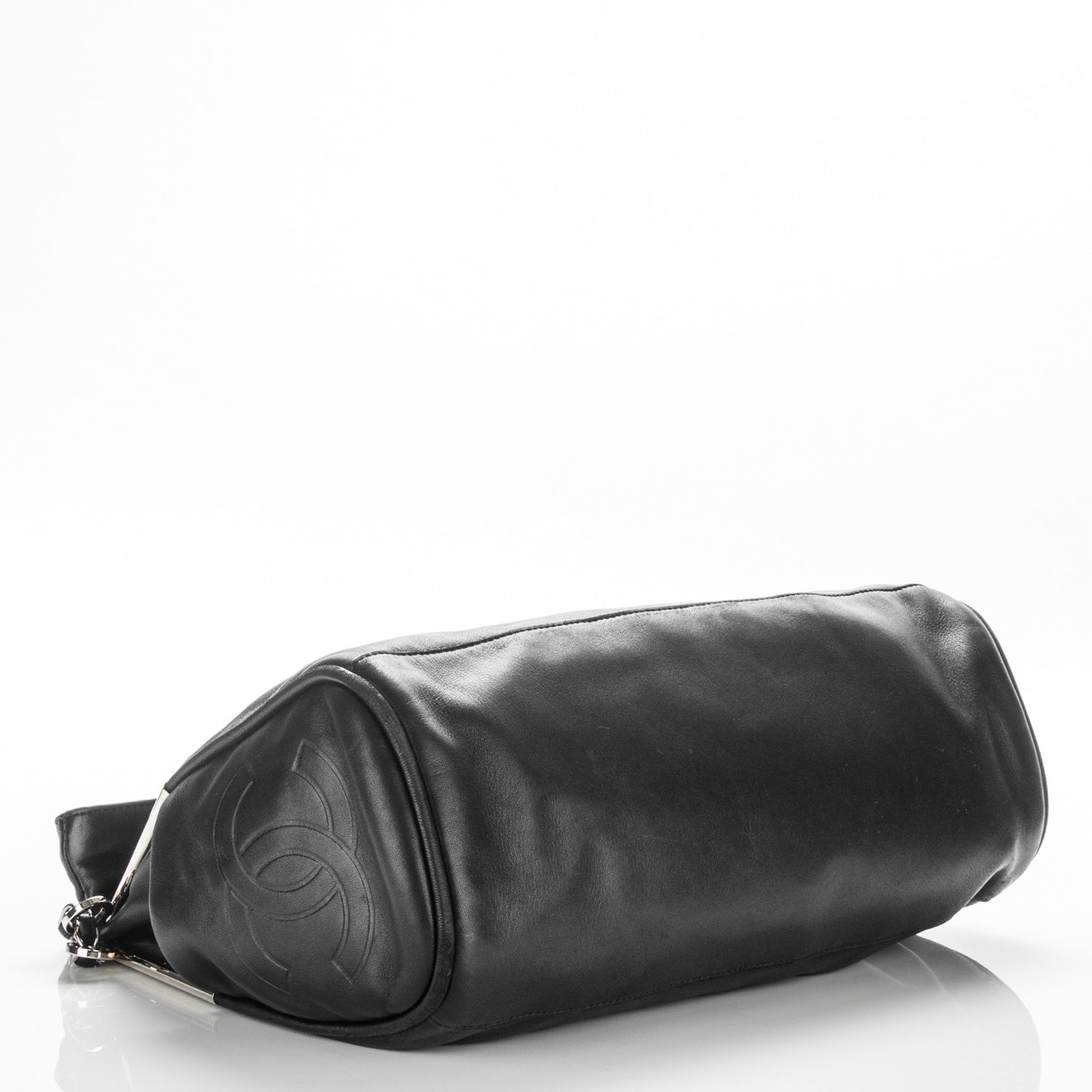 Lambskin Large Ultimate Soft Tote Black