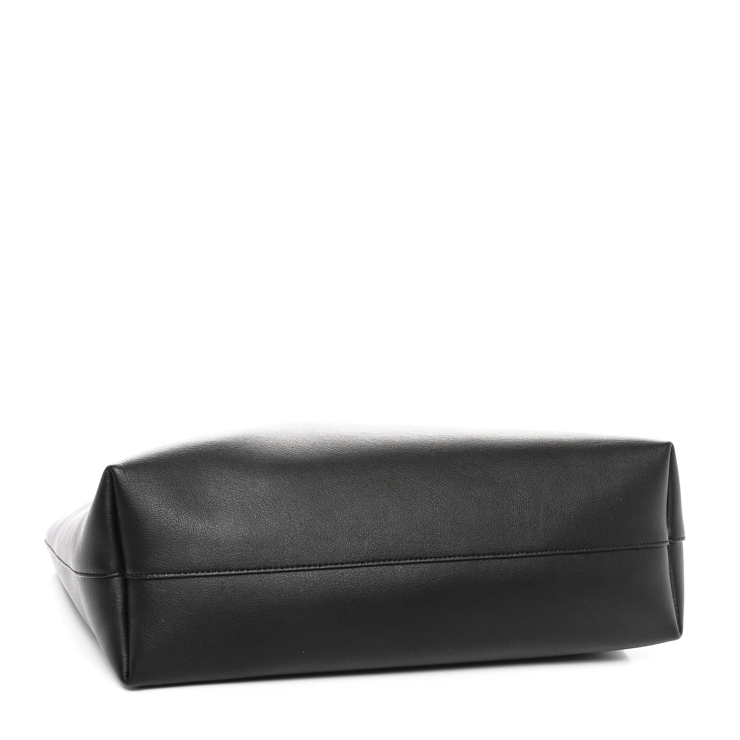 Calfskin Large Shopping Tote Black