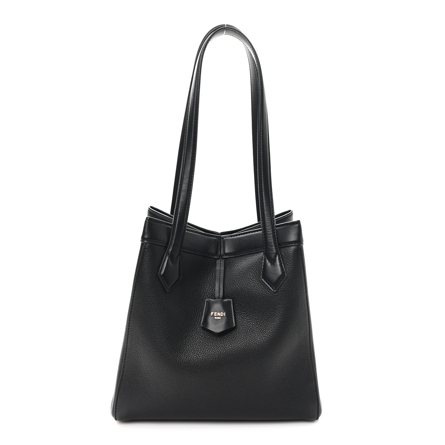Fendi Vitello Cher Grace Medium Fendi Origami Black 1 of 10
