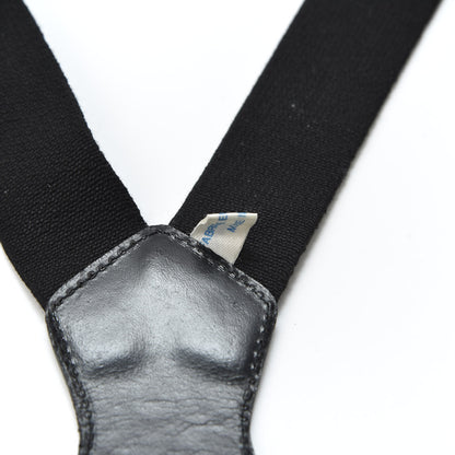 Chanel Logo Suspenders Black White 6 of 6