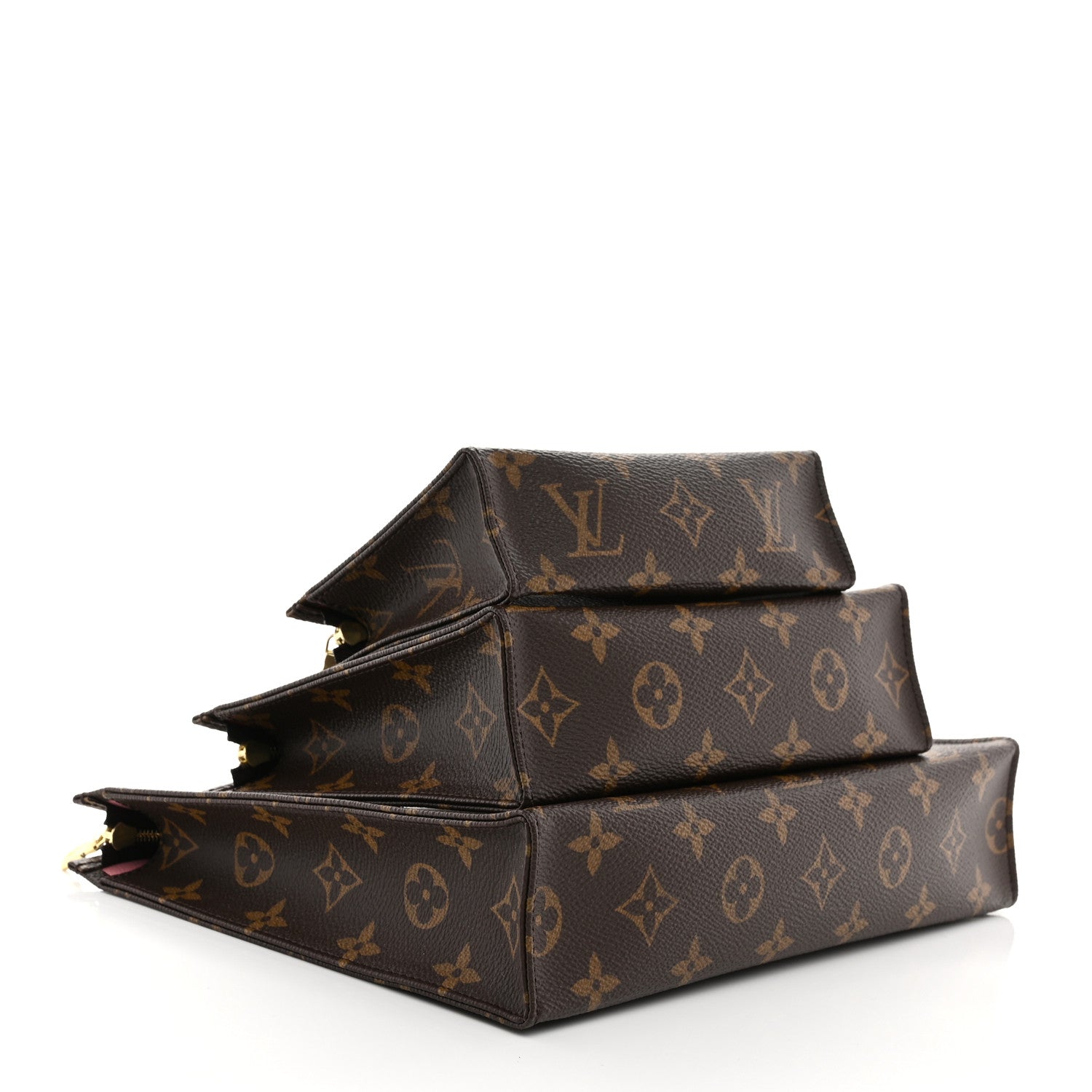 Louis Vuitton Monogram Trio Toilet Pouch Set 4 of 10
