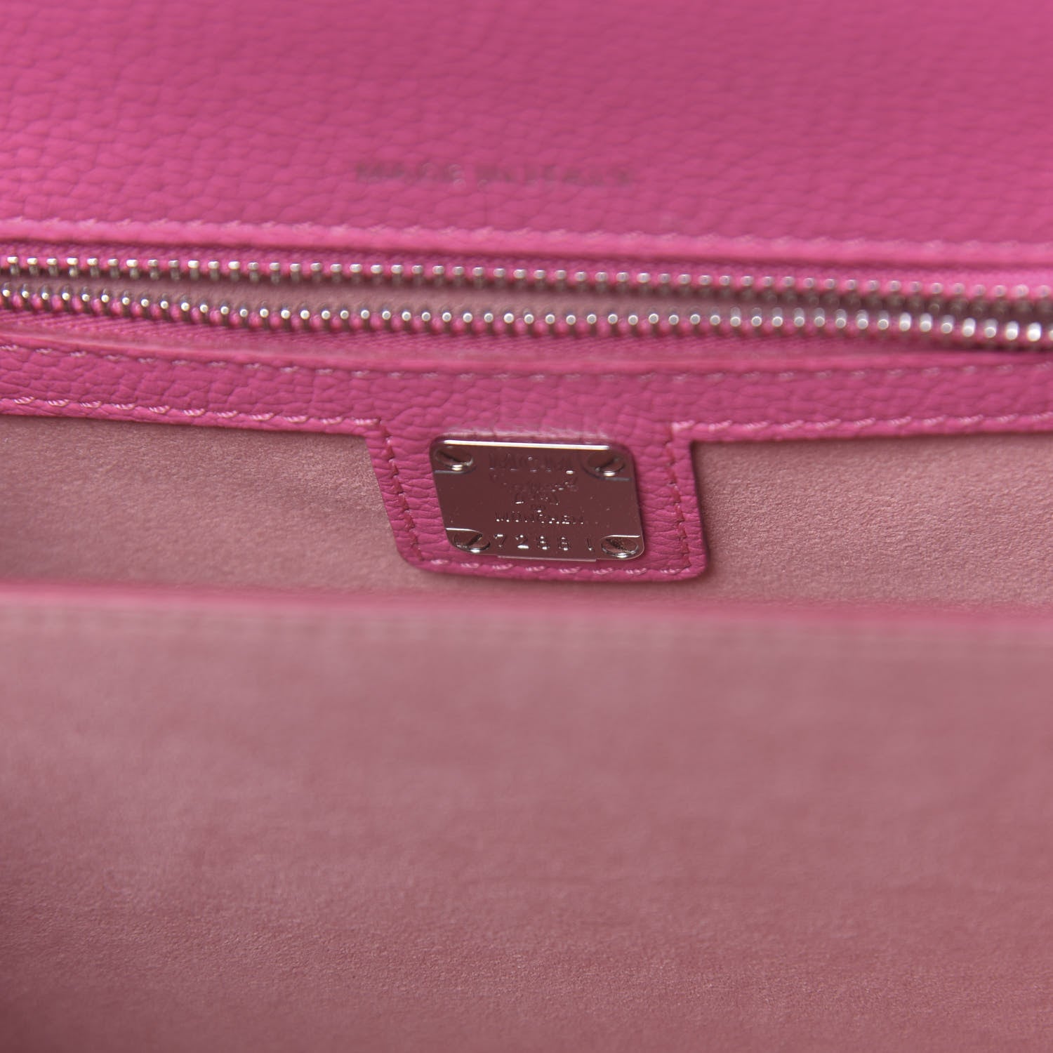 MCM Calfskin Patricia Small Crossbody Bag Sugar Pink 7 of 10