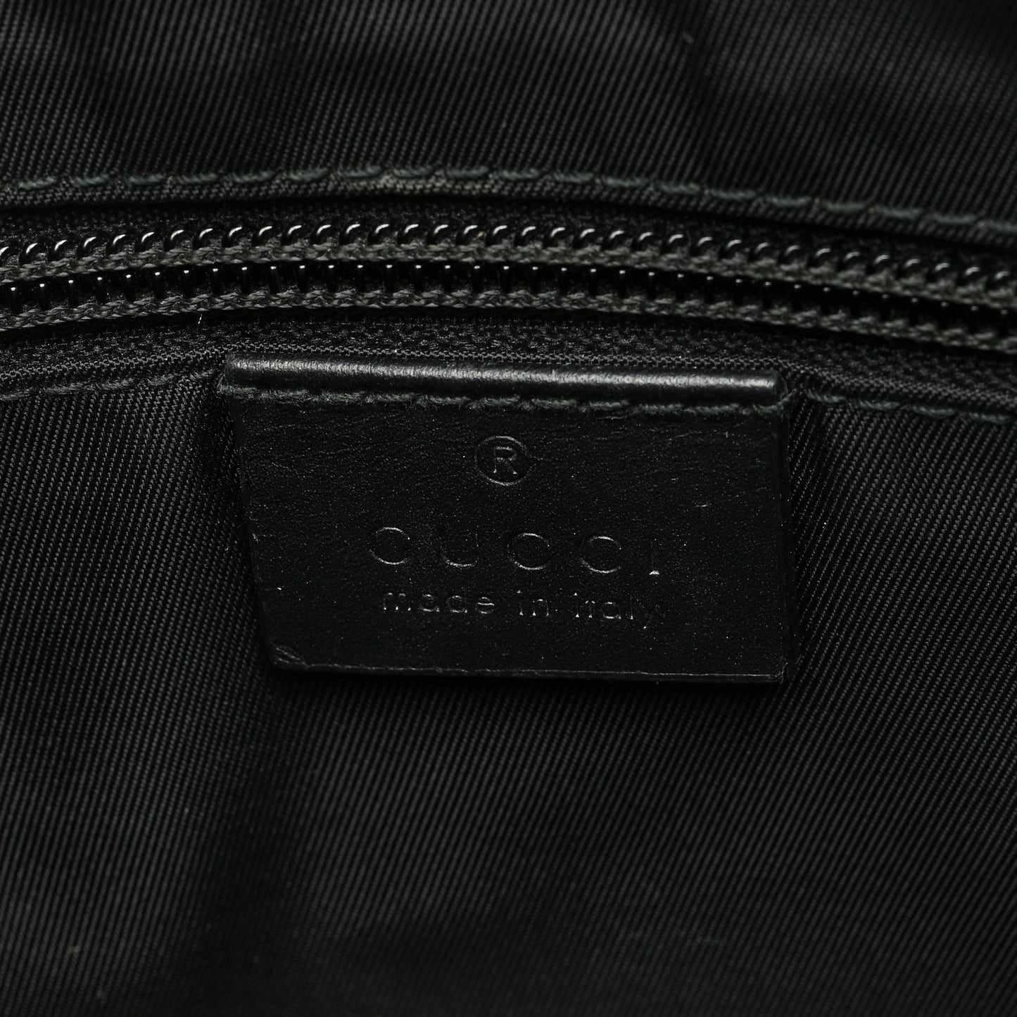 GG Supreme Monogram Web Messenger Bag Black