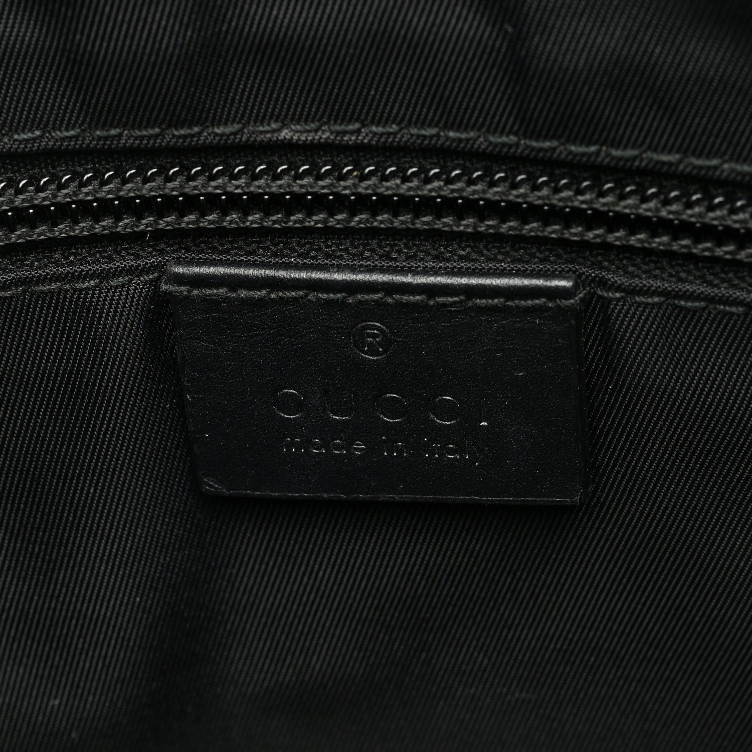 Gucci GG Supreme Monogram Web Messenger Bag Black 6 of 10