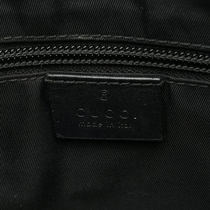 Gucci GG Supreme Monogram Web Messenger Bag Black 6 of 10