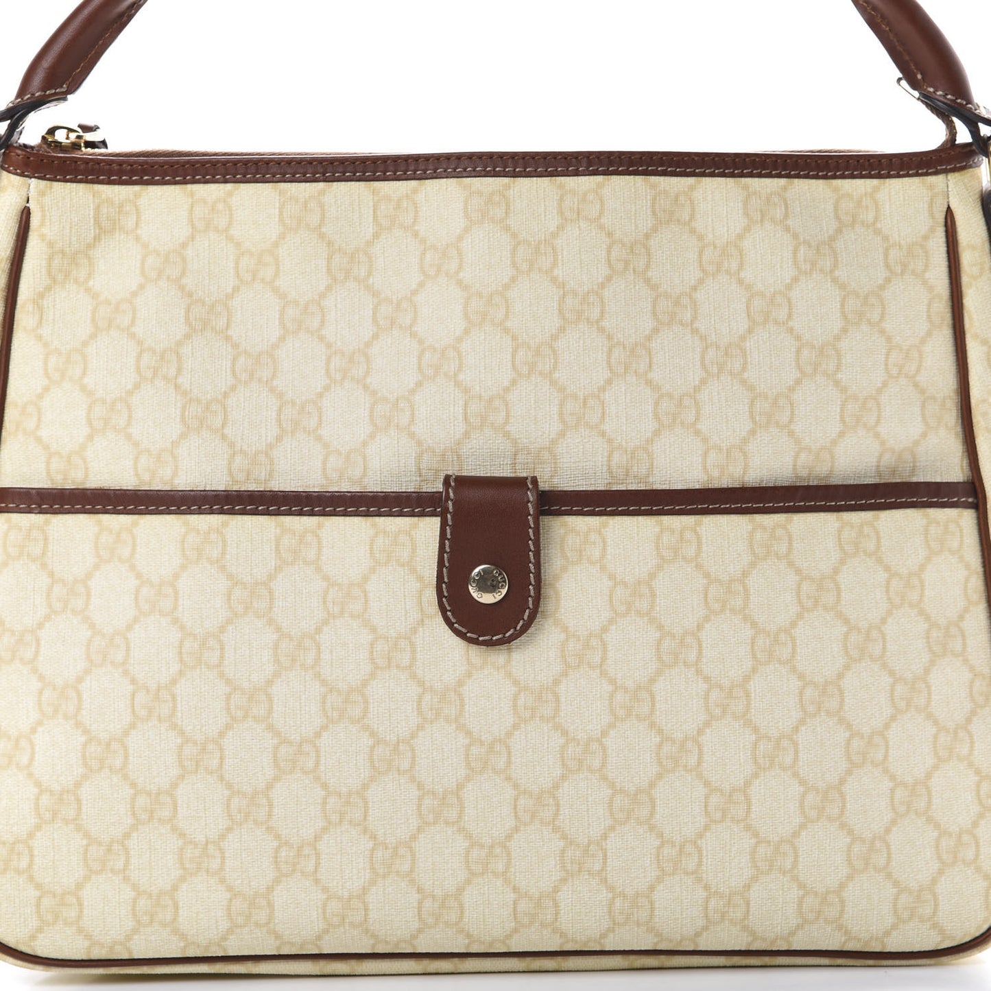 GG Plus Monogram Joy Hobo White