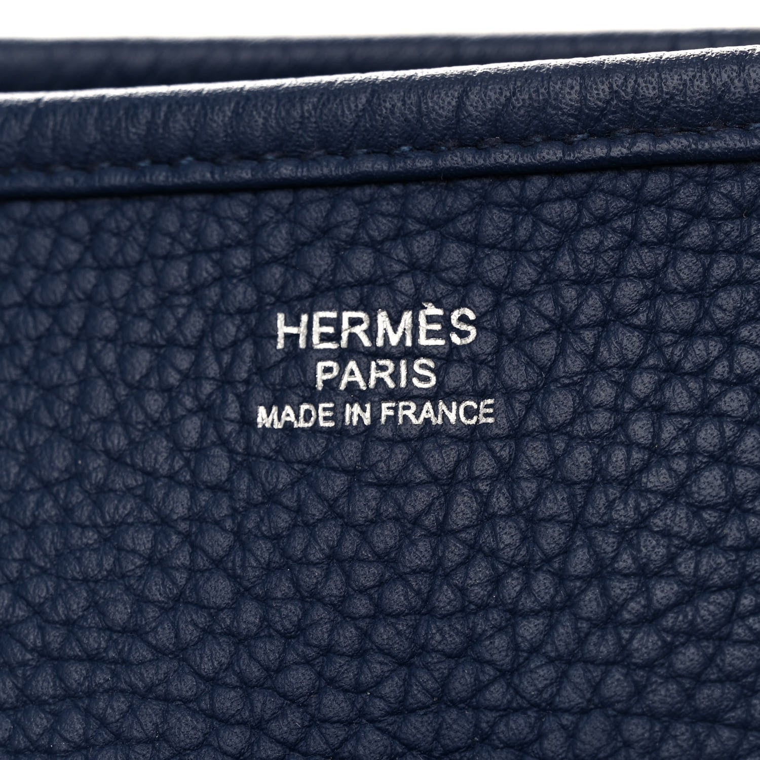 Hermes Taurillon Clemence Evelyne III GM Bleu Saphir 6 of 10