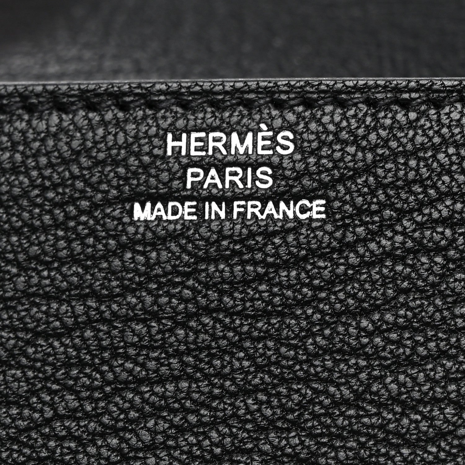 Hermes Chevre Mysore Roulis Slim Wallet Black 6 of 8