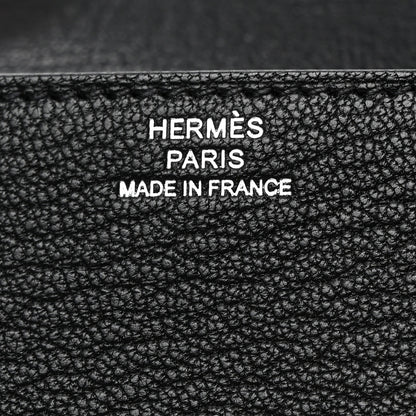 Hermes Chevre Mysore Roulis Slim Wallet Black 6 of 8