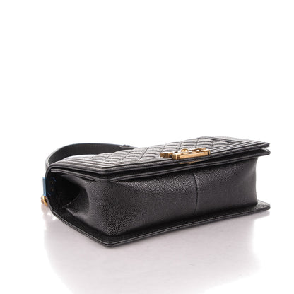 Chanel Caviar Quilted Medium Boy Flap Black 4 of 7