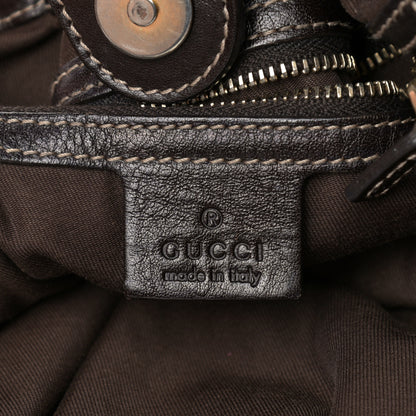 Gucci Monogram Studded Pelham Tote Dark Brown 8 of 10