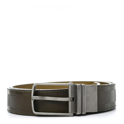 Louis Vuitton Damier Infini Calfskin Boston 30mm Reversible Belt 100 40 Moka 1 of 5