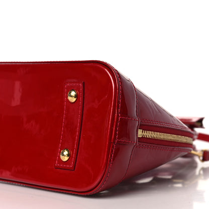 Louis Vuitton Vernis Alma BB Pomme D'Amour 7 of 8