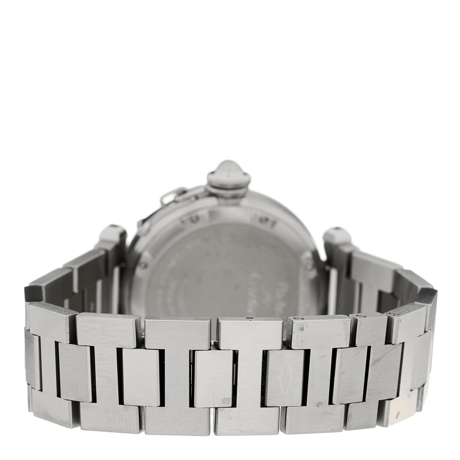 Cartier Stainless Steel 35mm Pasha C Big Date Automatic Watch Pink 3 of 4