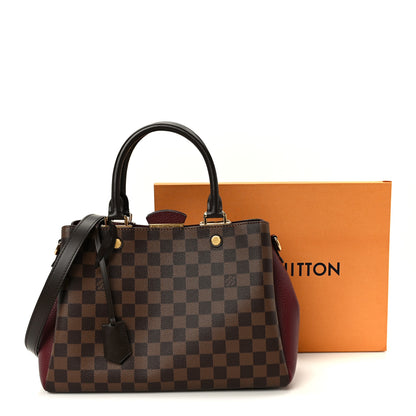 Louis Vuitton Damier Ebene Cuir Taurillon Brittany Bordeaux 11 of 11