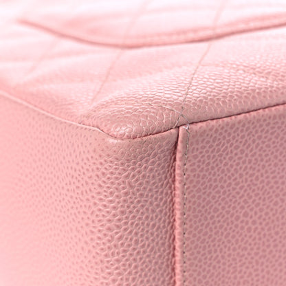 Chanel Caviar Quilted Petit Shopping Tote PST Pink 10 of 24