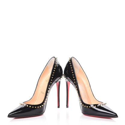 Christian Louboutin Patent Anjalina 120 Pumps 35 Black 5 of 13