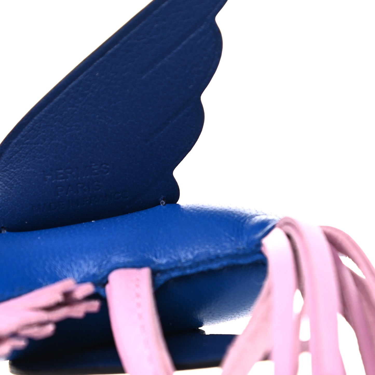 Milo Lambskin Grigri Rodeo Pegase Horse Bag Charm PM Bleu France Mauve Sylvestre Bleu Saphir
