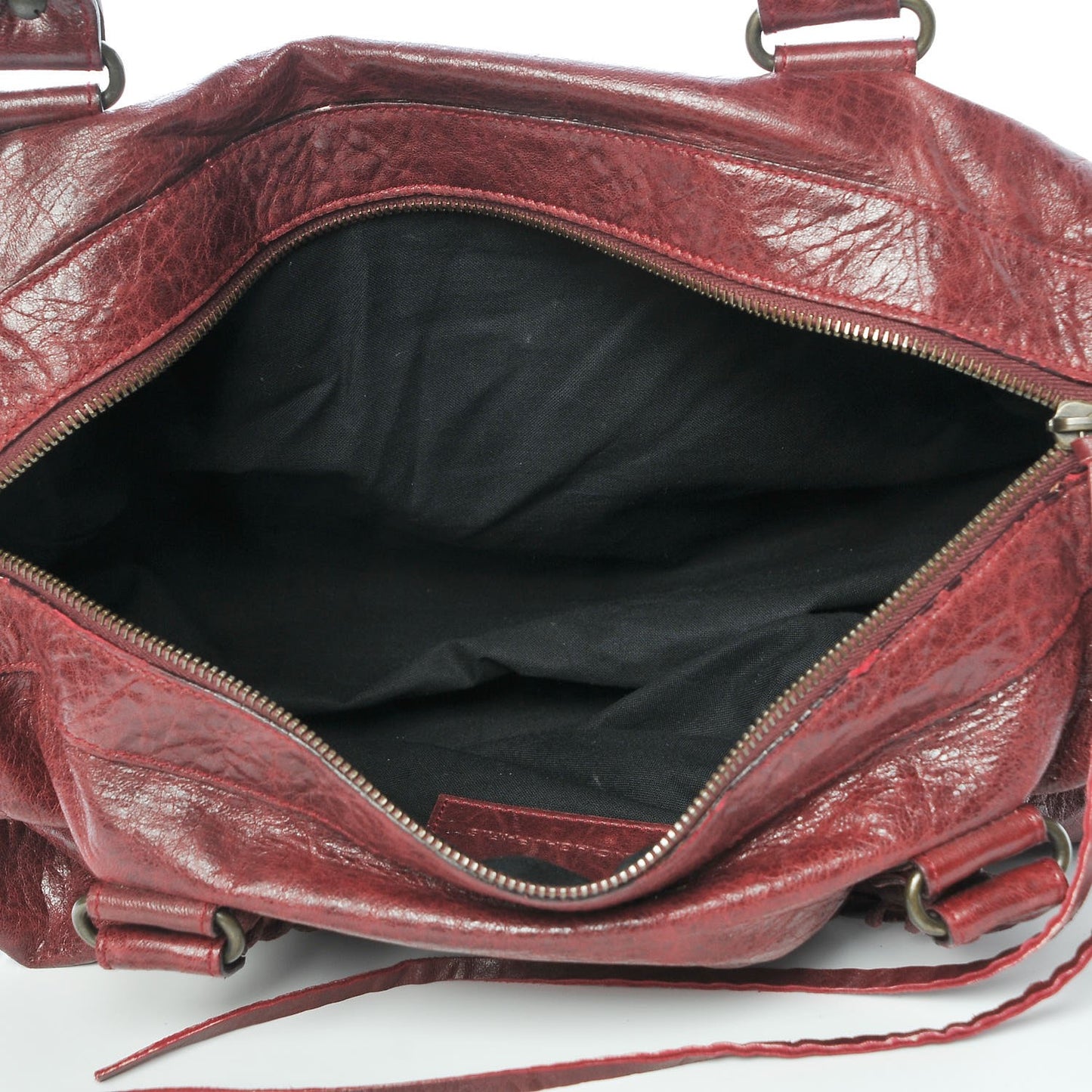 Chevre Classic Hardware Twiggy Rouge Grenat