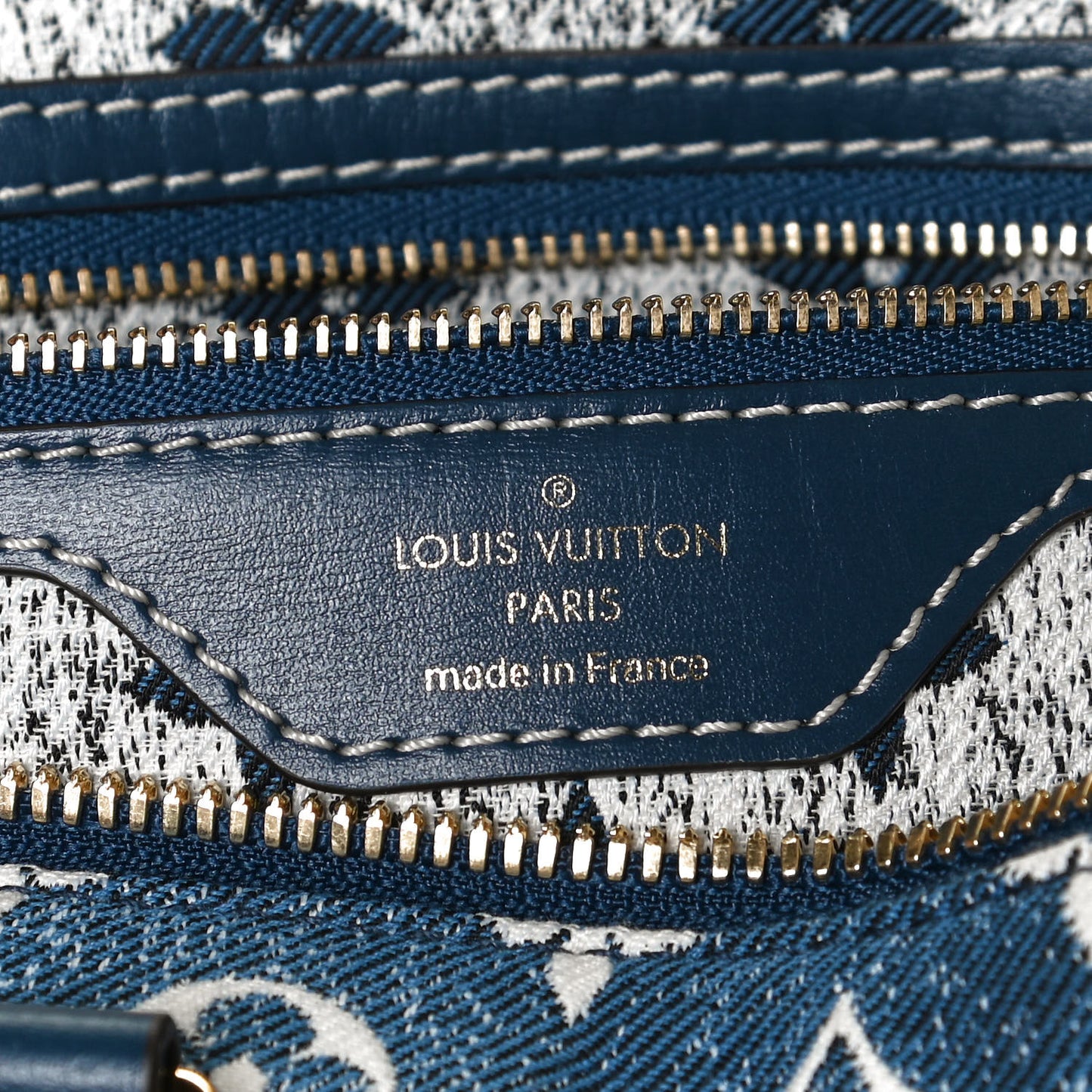 Monogram Jacquard Denim Speedy Bandouliere 25 Bleu