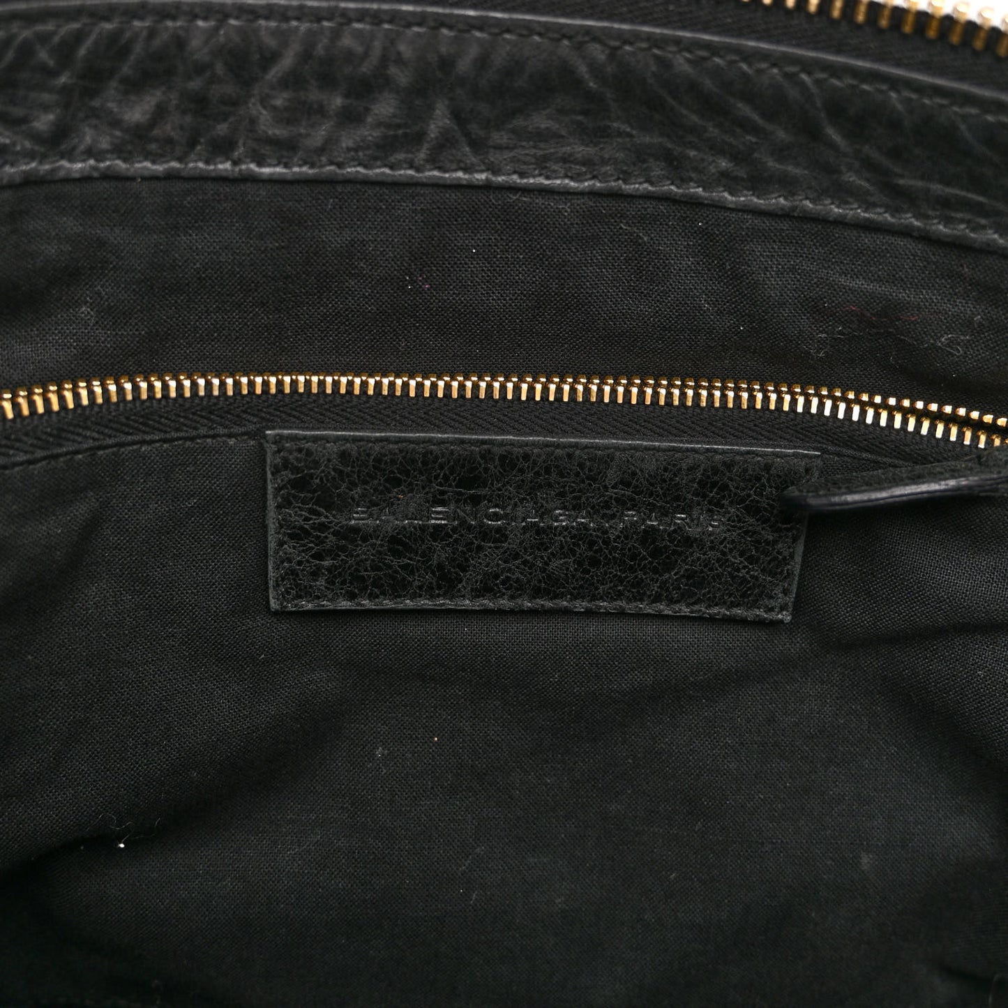 Agneau Giant 21 Gold Hardware Work Black