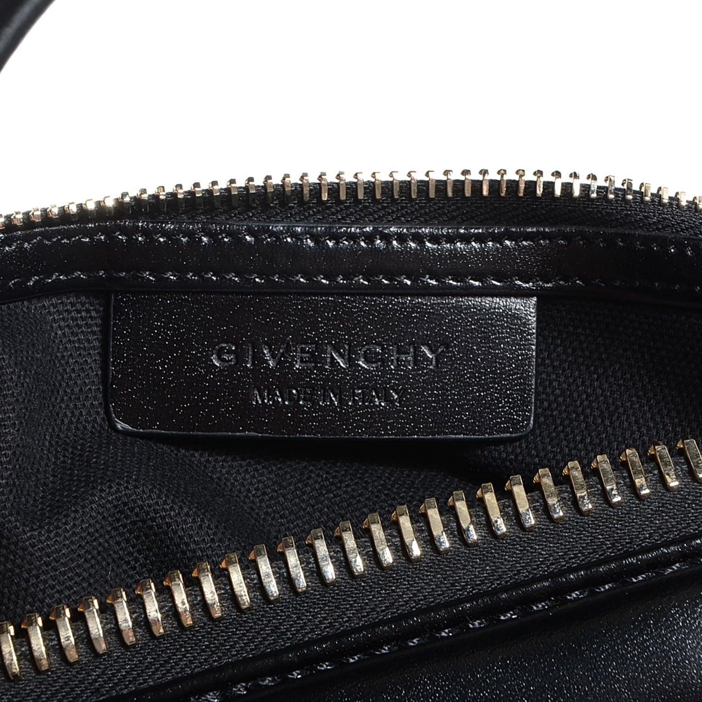 Shiny Lord Calfskin Small Antigona Black
