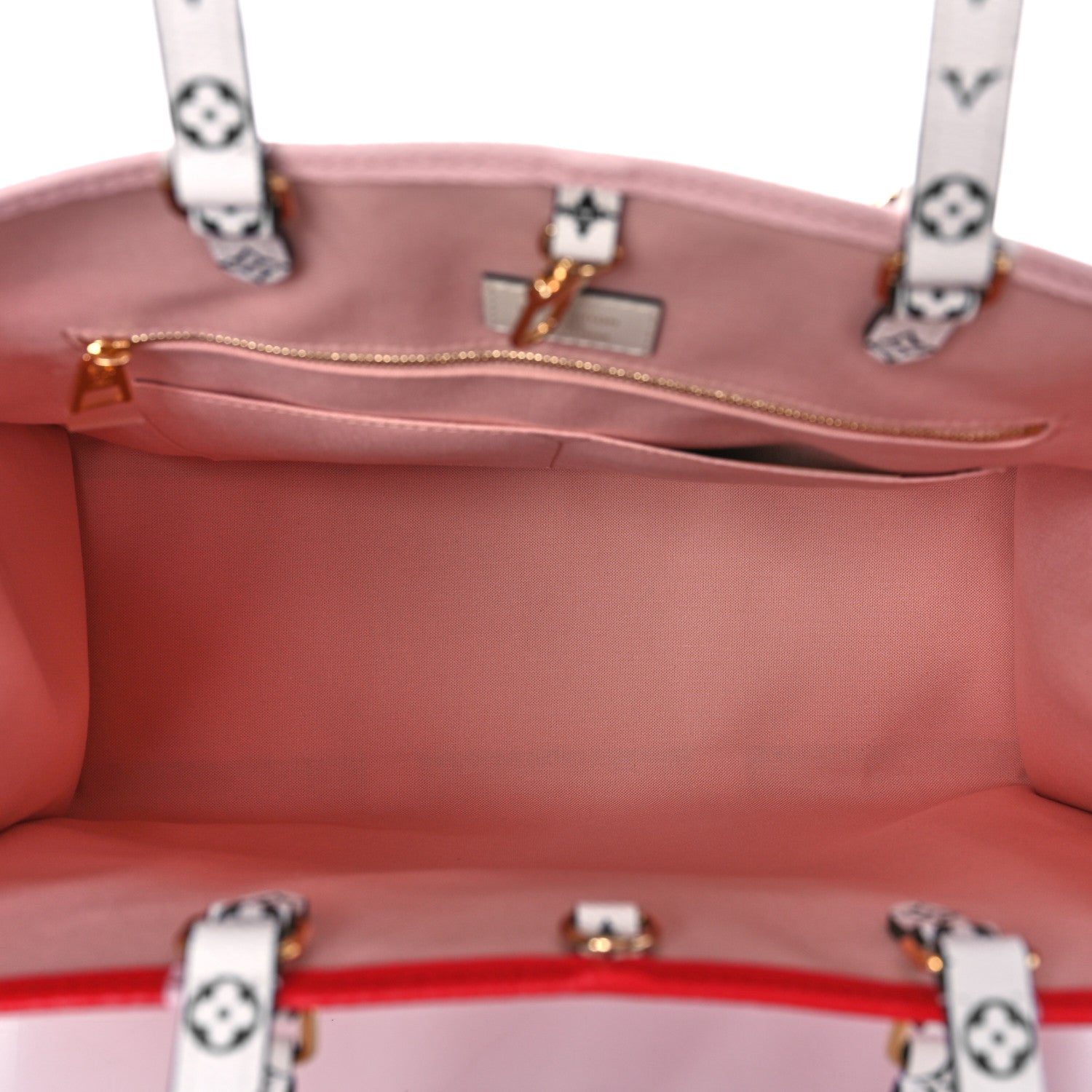 Louis Vuitton Monogram Giant Onthego GM Rouge Rose 5 of 8