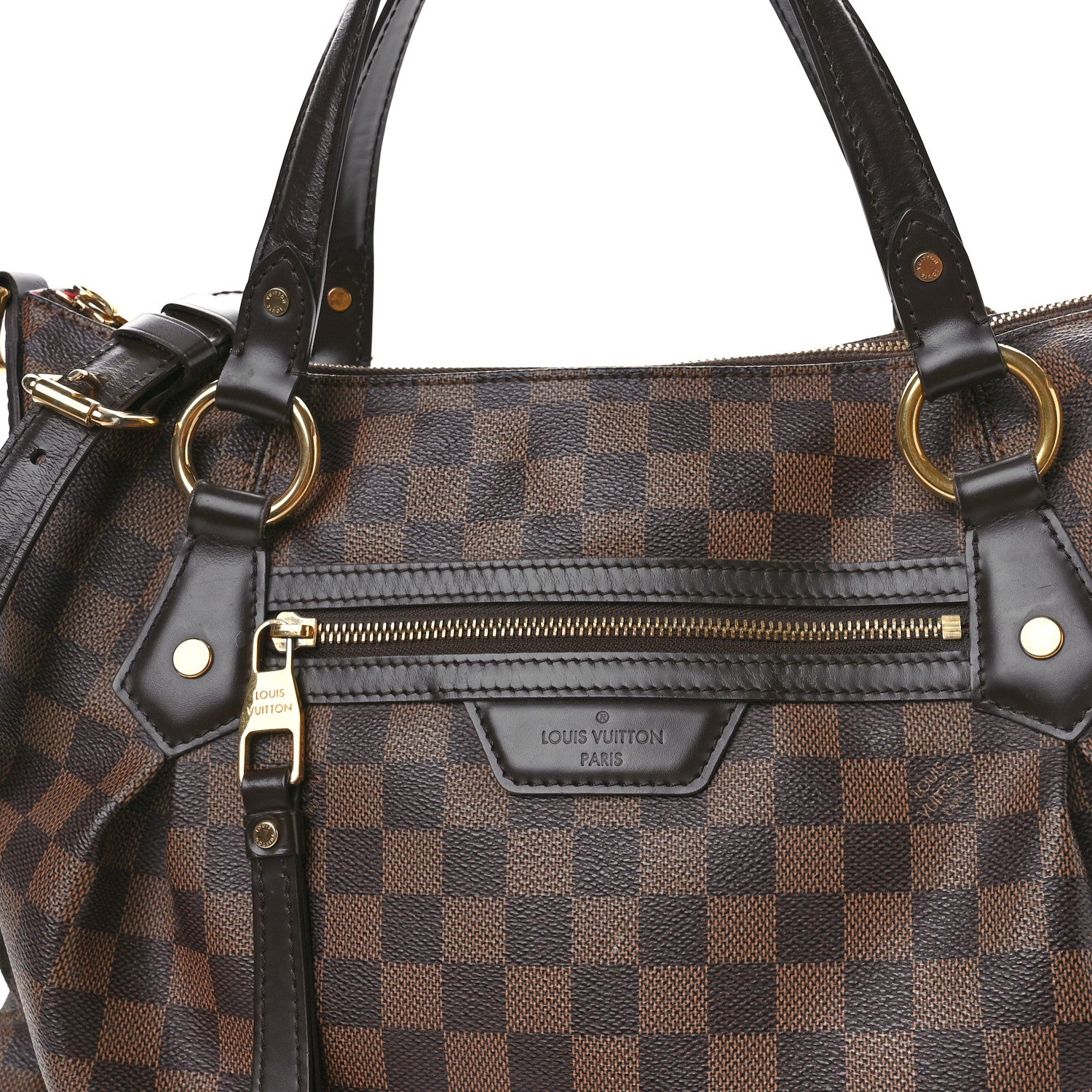 Louis Vuitton Damier Ebene Evora MM 8 of 12