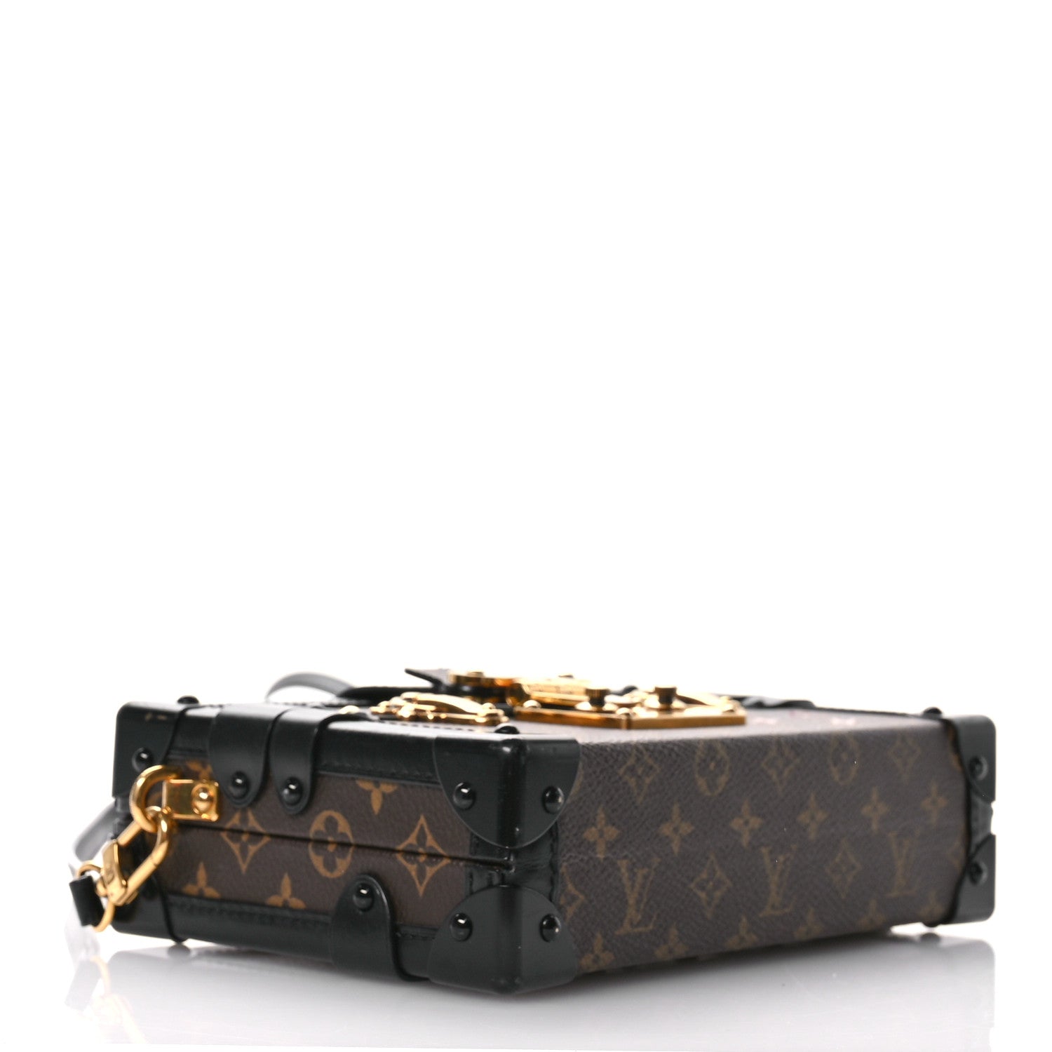 Louis Vuitton Monogram Petite Malle Black 4 of 11