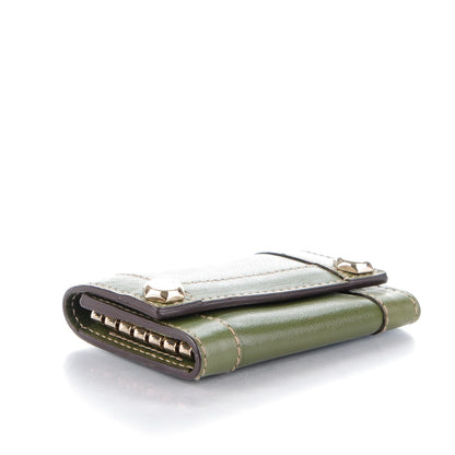 Gucci Calfskin Charmy 6 Key Holder Case Green 4 of 8