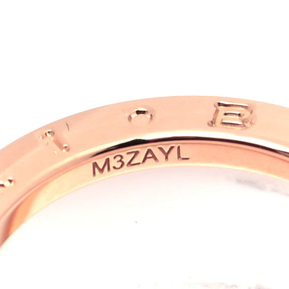 Bulgari 18K Rose Gold White Ceramic B.Zero1 Four-Band Ring 53 6.25 6 of 6