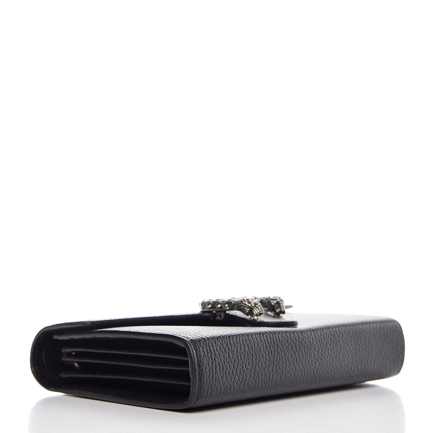 Calfskin Mini Dionysus Chain Wallet Black