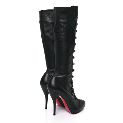 Christian Louboutin Nappa Alta Fifre 120 Tall Boots 39 Black 4 of 7
