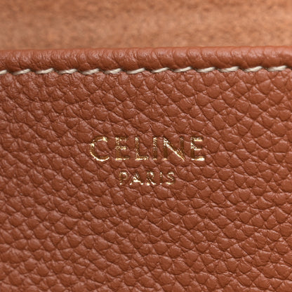 Celine Grained Calfskin Triomphe Medium Cabas Anais Tan 6 of 10