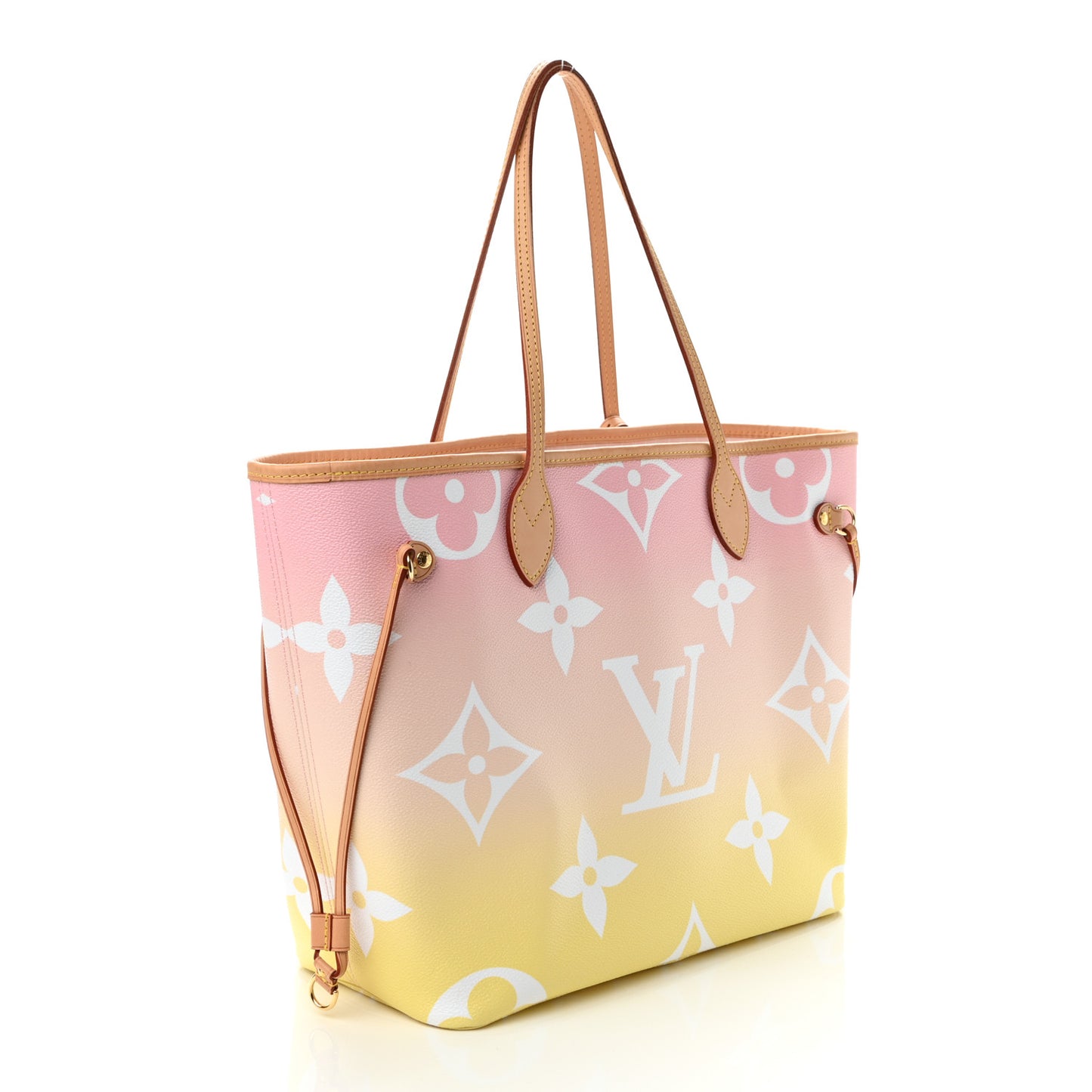 Monogram Giant By The Pool Neverfull MM Light Pink