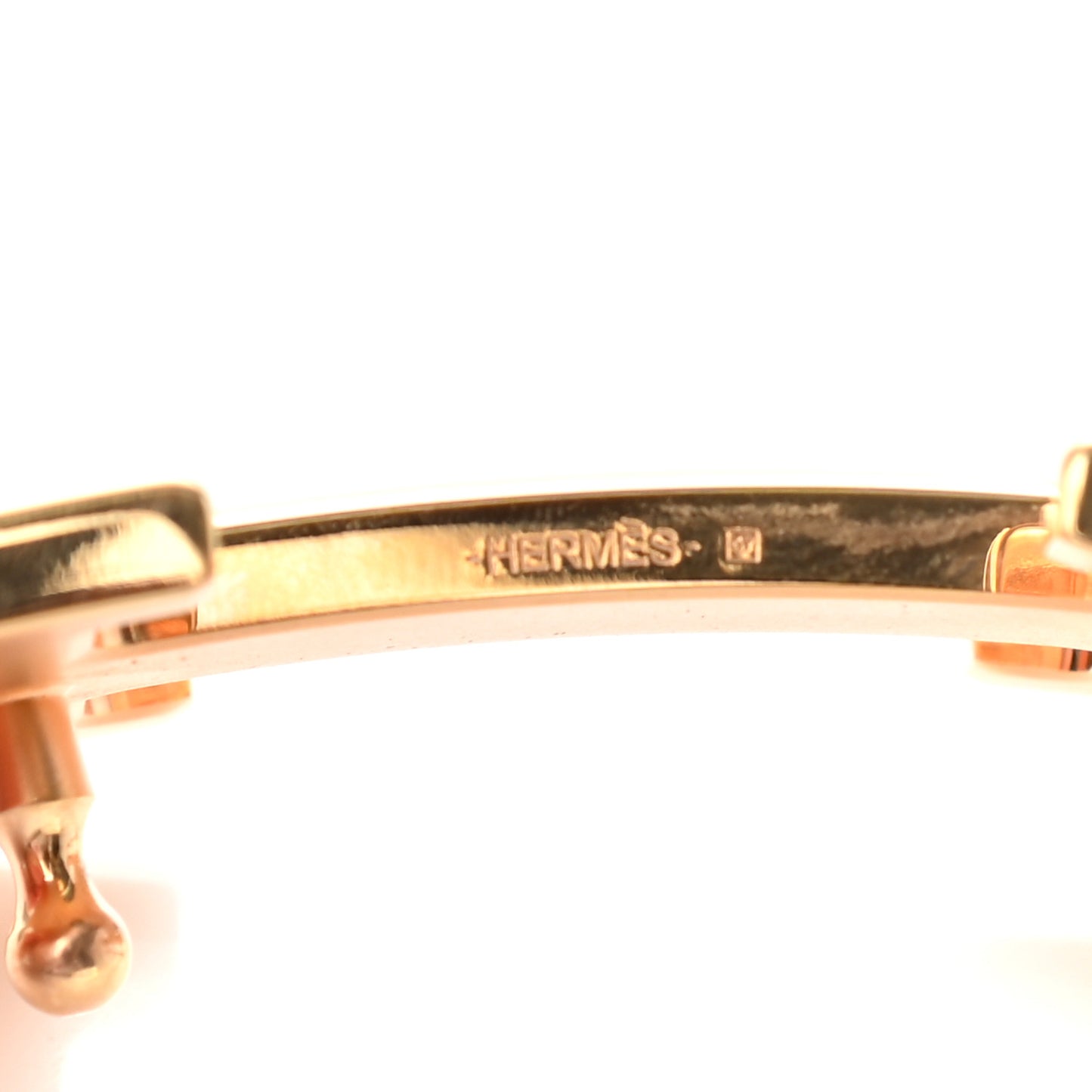 Epsom Togo 32mm H Belt 90 Etoupe White