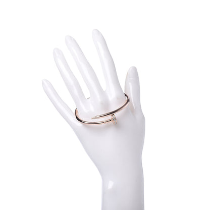 Cartier 18K Pink Gold Diamond Juste Un Clou Bracelet 16 2 of 6