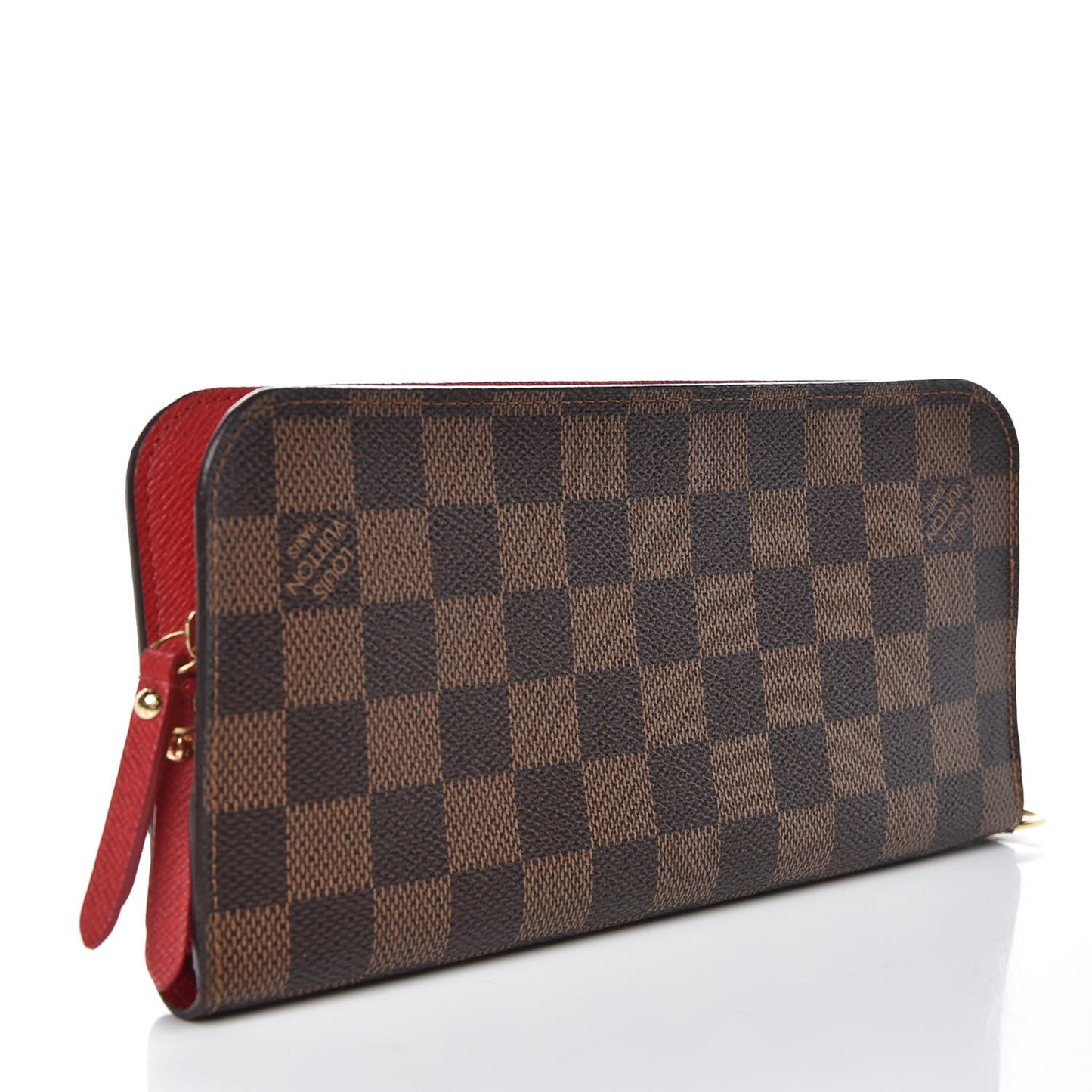 Damier Ebene Insolite Wallet Red